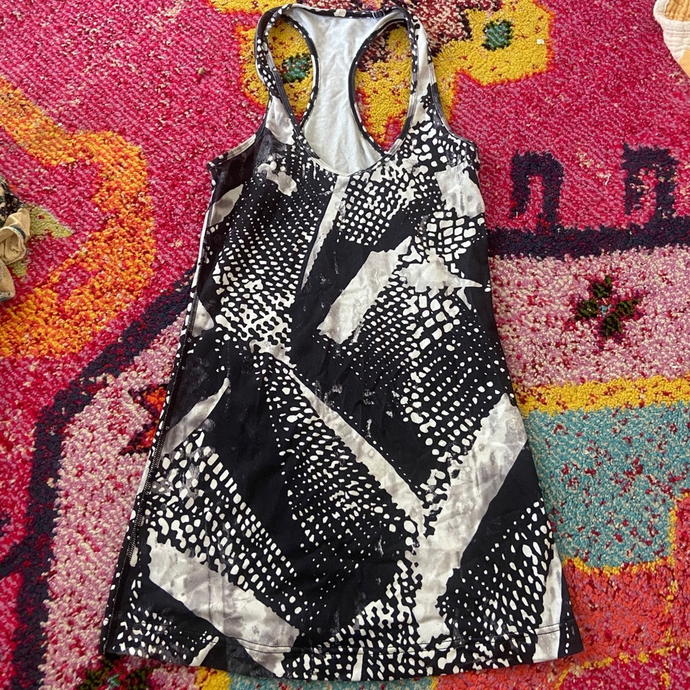 Lululemon Patterned Racerback Tank Top